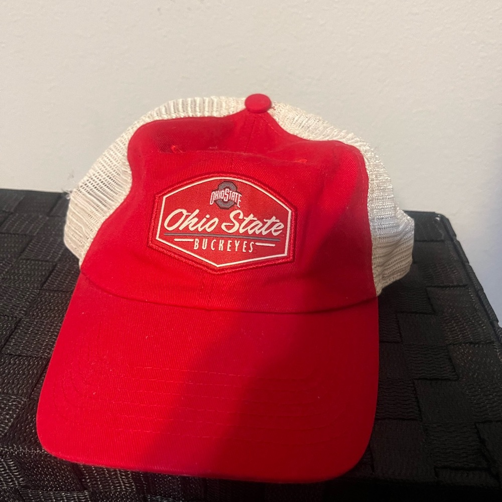 Lids Red and White Ohio State Buckeyes Hat